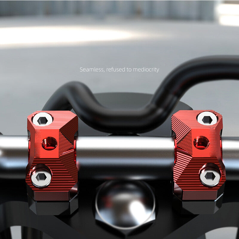 2-Piece Handlebar Mounting Clip Stem Adapter 7/8 to 1 1/8 Inch Dirt Pit Bike