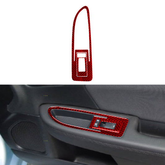 Red Carbon Fiber Side Air Vent Outlet Cover Trim for Hyundai for Elantra 2016-2018 v