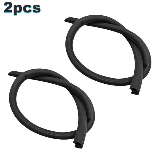 2Pcs Universal B-Pillar Car SUV Door Side Sealing Strip Snap-Type Rubber