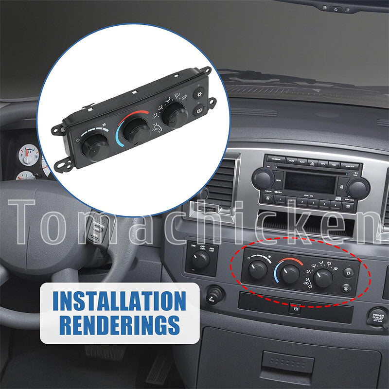AC heater climate control for 2006-2008 for Dodge for Ram 1500 2500 temperature control. Q