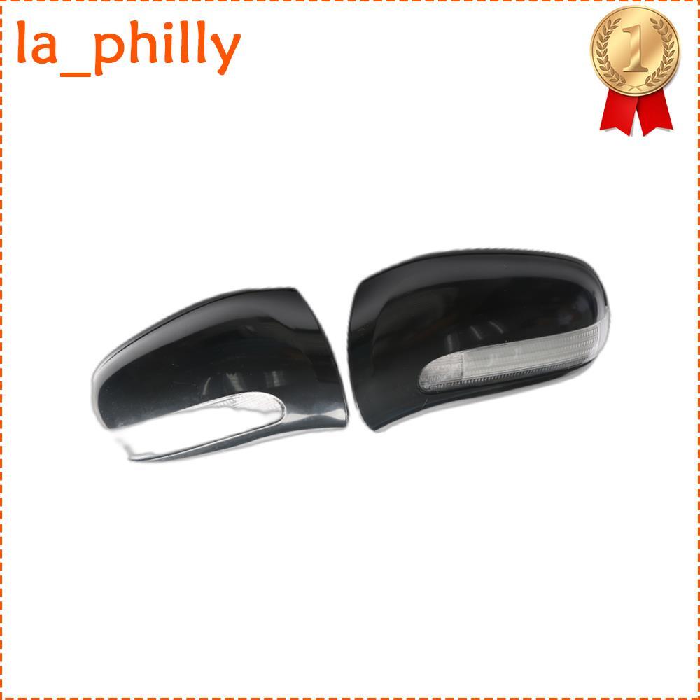 Pack of 2 Door Mirror Housing Cover W/ Turn Signal for W220 W215 S320 S430 CL500