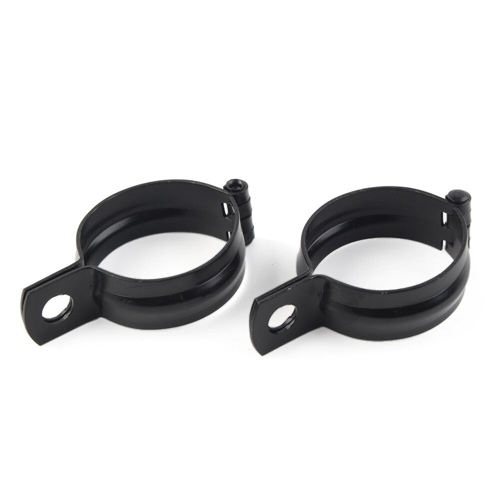 Black Motorcycle Front Fork Clamp Turn Signal Light Mount Bracket Holder 42-51MM