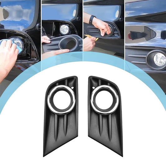 For 12-15 for Honda Pilot Front Bumper Fog Light Cover w Chrome Ring Left Right Side