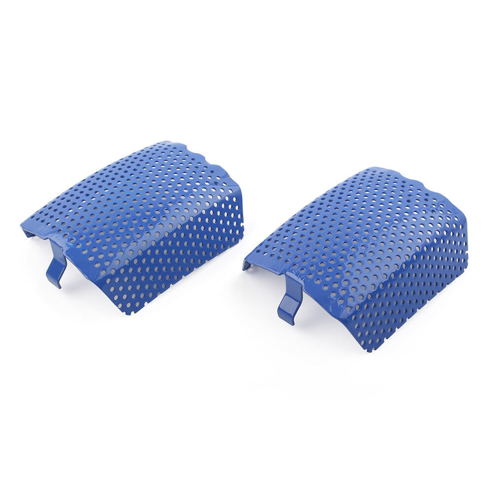 Steel Front Caliper Screen Inserts for Harley V-Rod & Touring 2006-2019 Blue Q