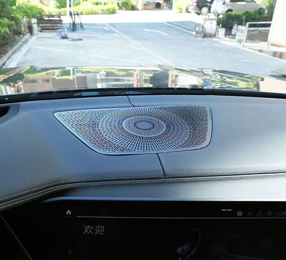 Aluminum Front Dashboard Speaker Cover Trim for BMW X5 X7 G05 G06 G07 2019-2023
