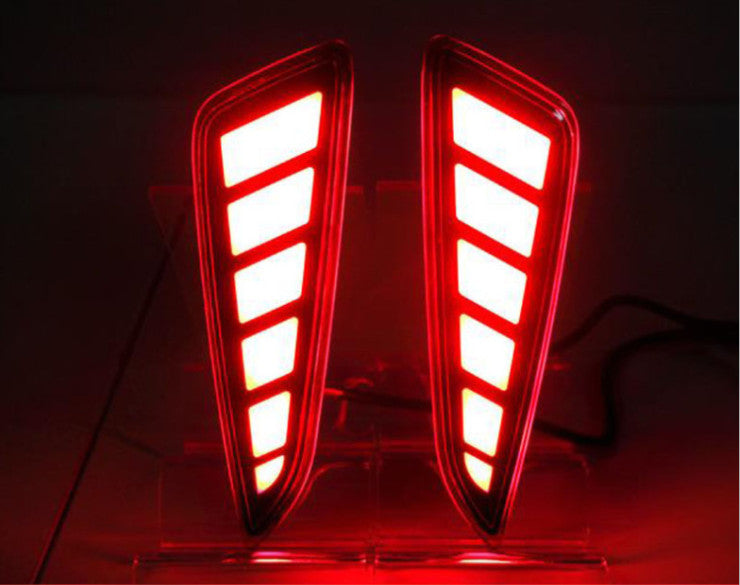 L+R+Mid LED Rear Fog Light Tail Bumper Light Sets 17-2018 For CHR C-HR n