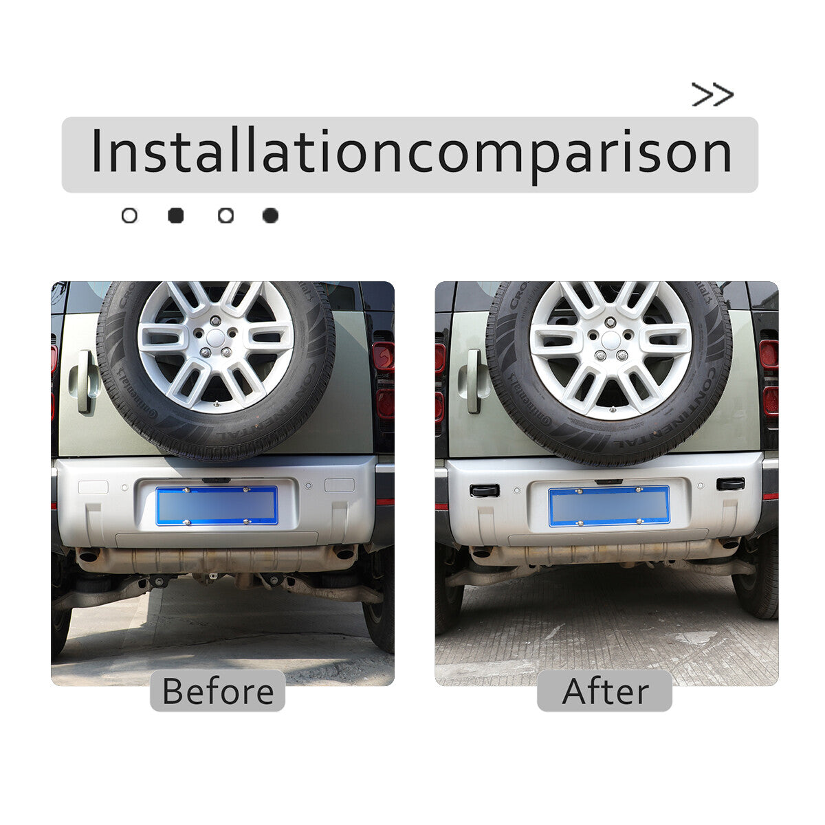 Aluminum alloy trailer hitch suitable for Land Rover for Defender 90 110 2020 - 2023 Q