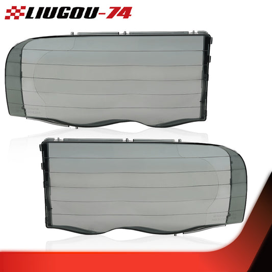 Suitable for 02-05 for Dodge for Ram 1500 2500 3500 headlight headlight lens smoked protective cover Brand new - v