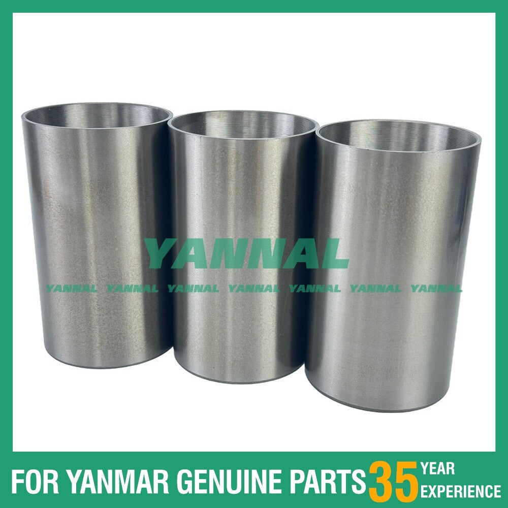 3 cylinder liners for Isuzu 3KC1 engine parts -