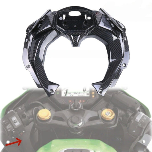 for Kawasaki ZX4R ZX4RR 2023-2024 Carbon Fiber Meter Bracket Dashboard Cover