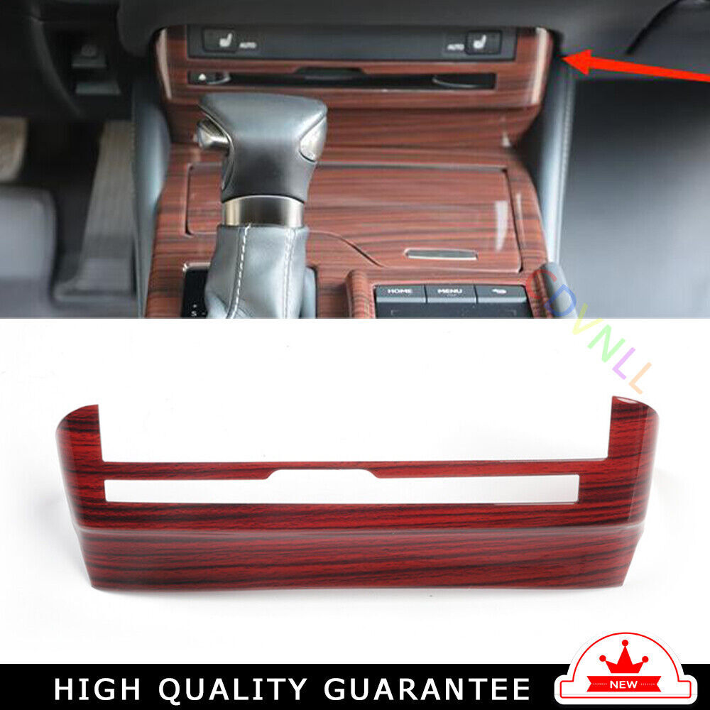 Console CD Switch Control Panel Trim Interior Fit for Lexus for ES 2015-17 Red Wood