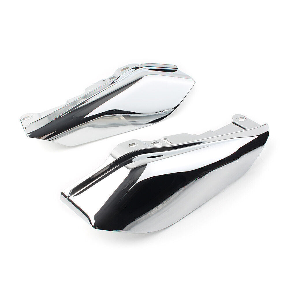 Heat Shield Mid-Frame Air Deflector Trim Chrom Fit for Harley Street Glide 09-16 BT2