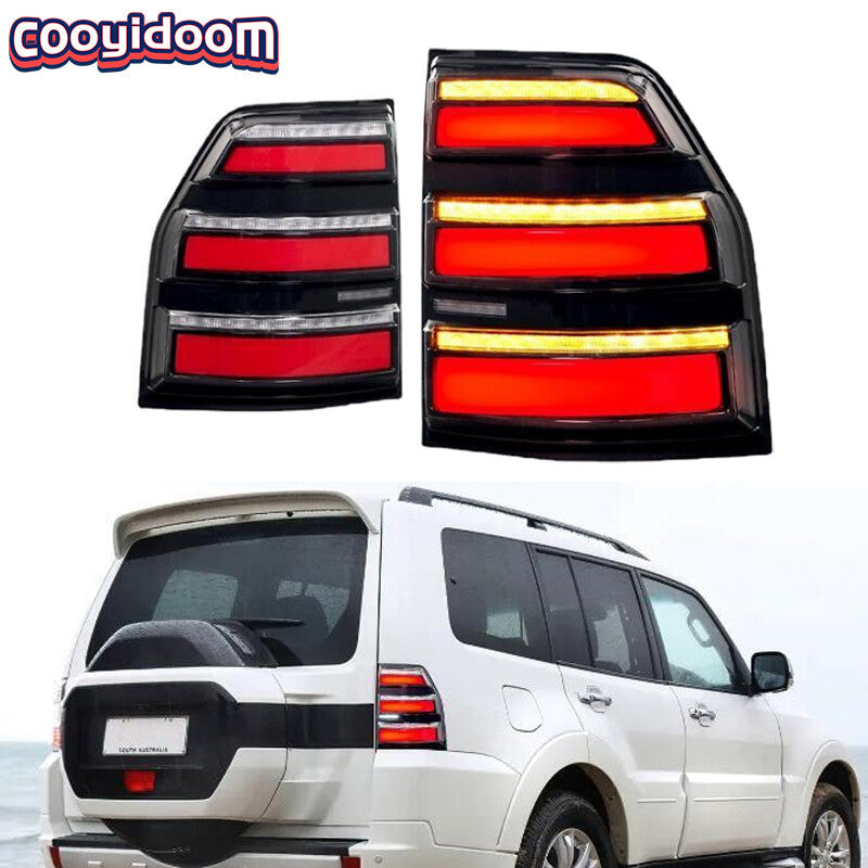 for Mitsubishi Pajero V93 V97 V98 06-20 Pair Tail Light LED Rear Brake Stop Lamp