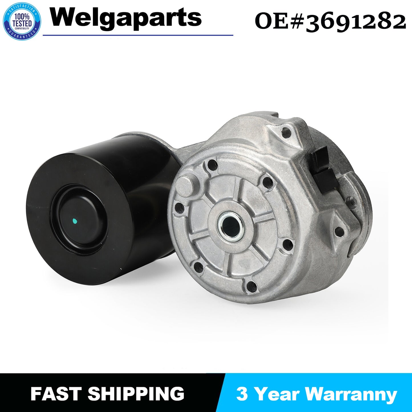 1PC New Belt Tensioner Assembly For ISX15 QSX15 DAYCO 3691282 4299091