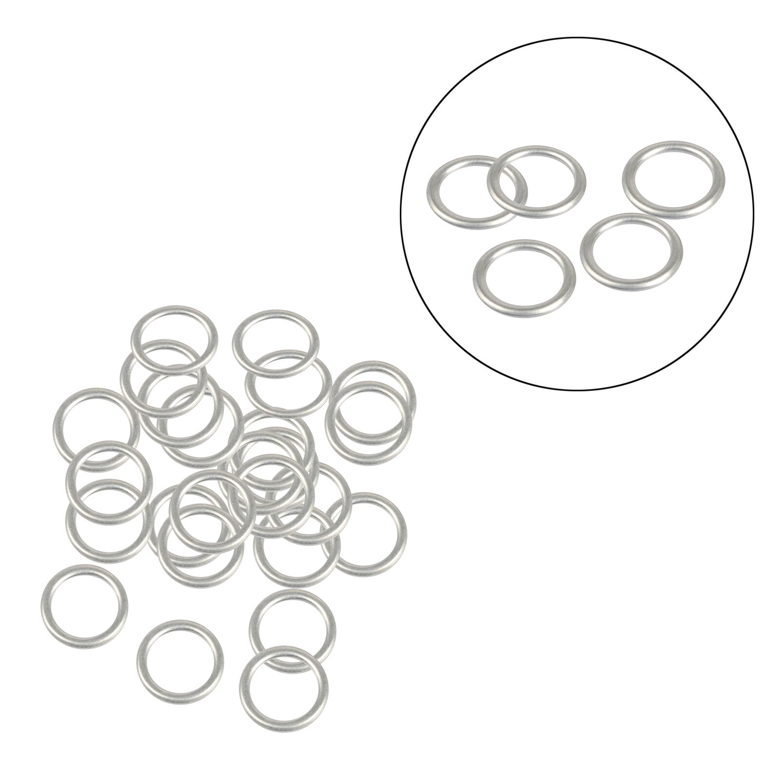 25Pcs Aluminum Oil Drain Plug Gasket Washe for Audi for Porsche N0138157