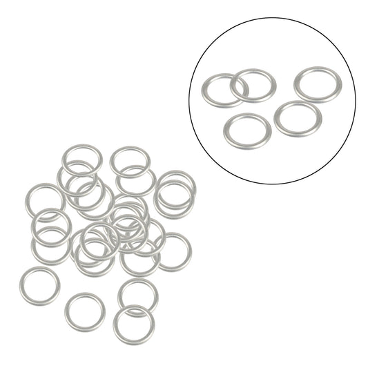 25Pcs Aluminum Oil Drain Plug Gasket Washe for Audi for Porsche N0138157
