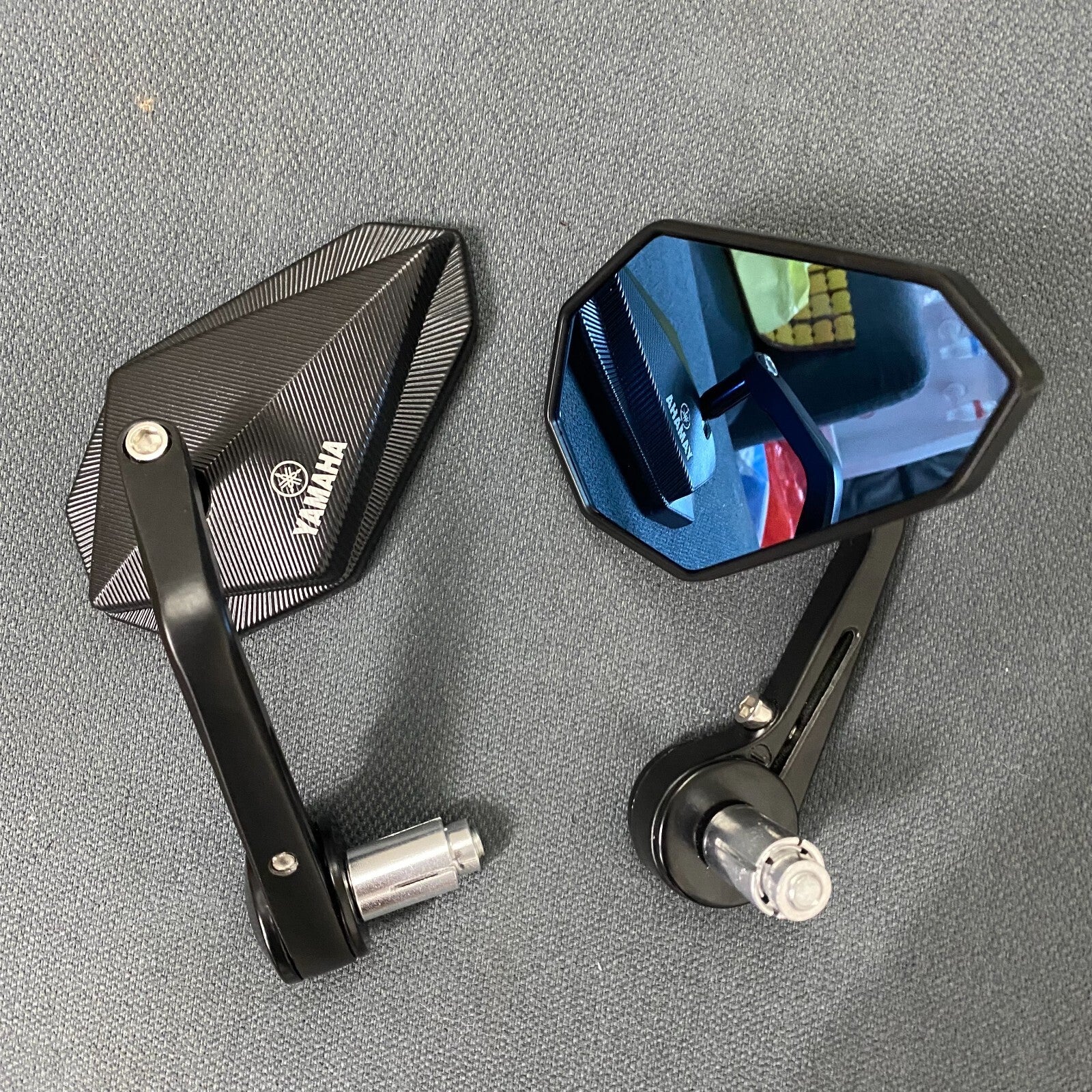 Motorcycle 7/8 Handle Bar End Mirrors for Yamaha MT-25 MT09 MT03 MT10 FZ6R MT07