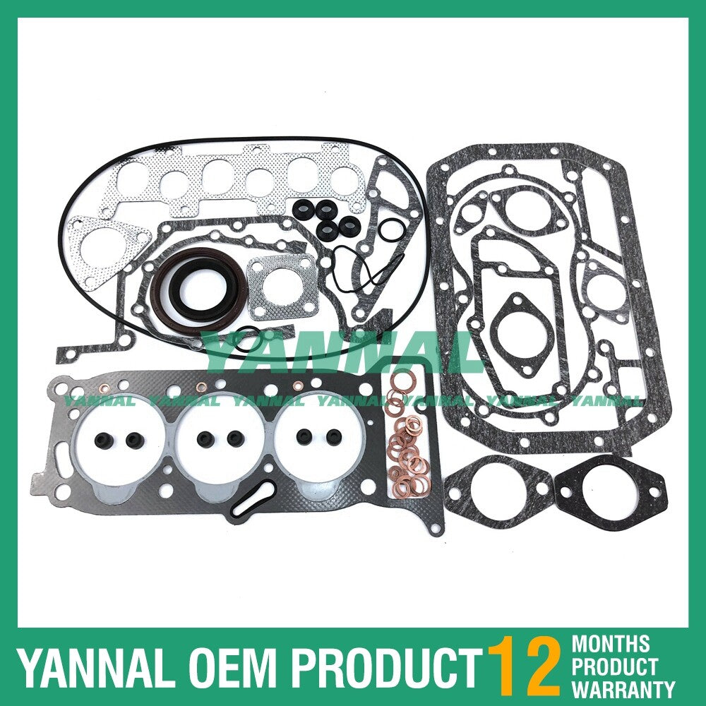 3KR2 Full Gasket Kit for Isuzu HITACHI EX30 EX35 EX40 Excavator Engine Parts