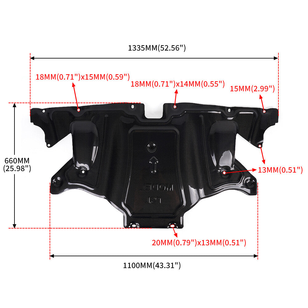 Skid Plate for Tesla Model 3  for Model Y 2017 18 19-2024 Under Engine Guard Cover