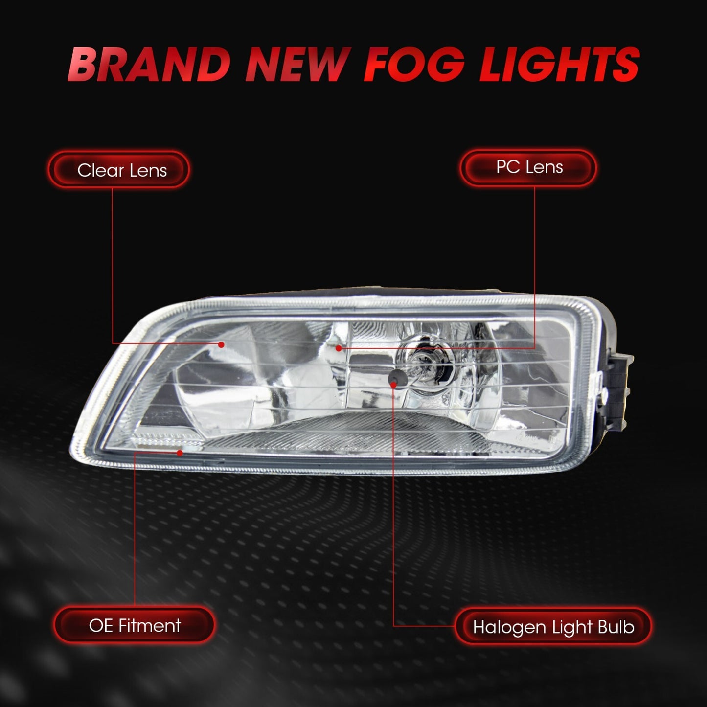 Fog Light Assembly fit for 2003 - 2007 for Honda Accord Sedan 2004 - 2008 for Acura L+R- v