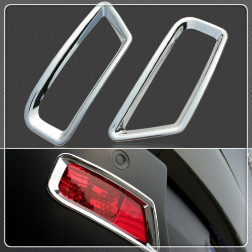 2013-2015 for Peugeot 3008 ABS Chrome Rear Fog Light Fog Lamp Cover Trim 2pcs