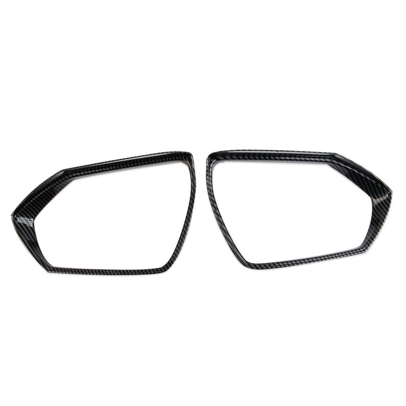 Carbon Fiber Style Side Door Mirror Rain Barrier Cover Trim for Hyundai for Elantra