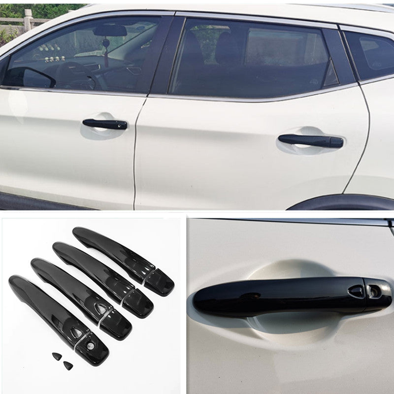 Fit For KICKS 2022 2023 Gloss Black Car Door Handles Cover Trim 8Pcs n