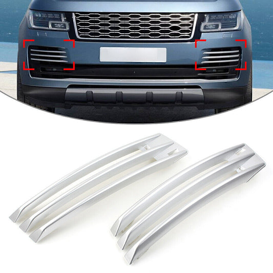 Front Fog Bumper Grille Air Vent Cover Trim Fit for Land Rover Ranger for Rover L405 L+R