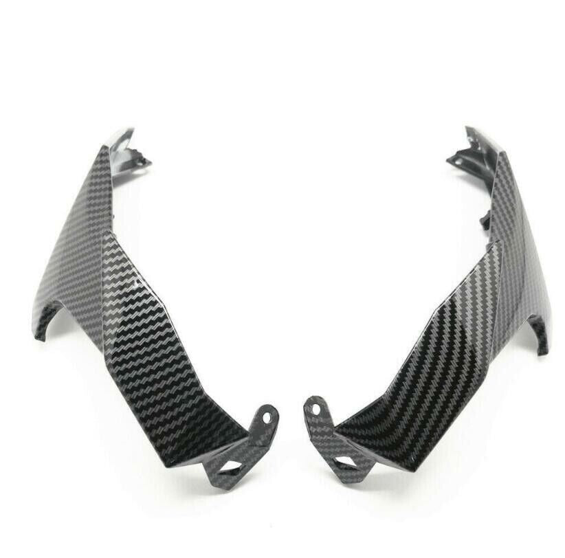 Carbon fiber side nose lamp cover decorative fairing for Kawasaki Z400 2018 - 2023