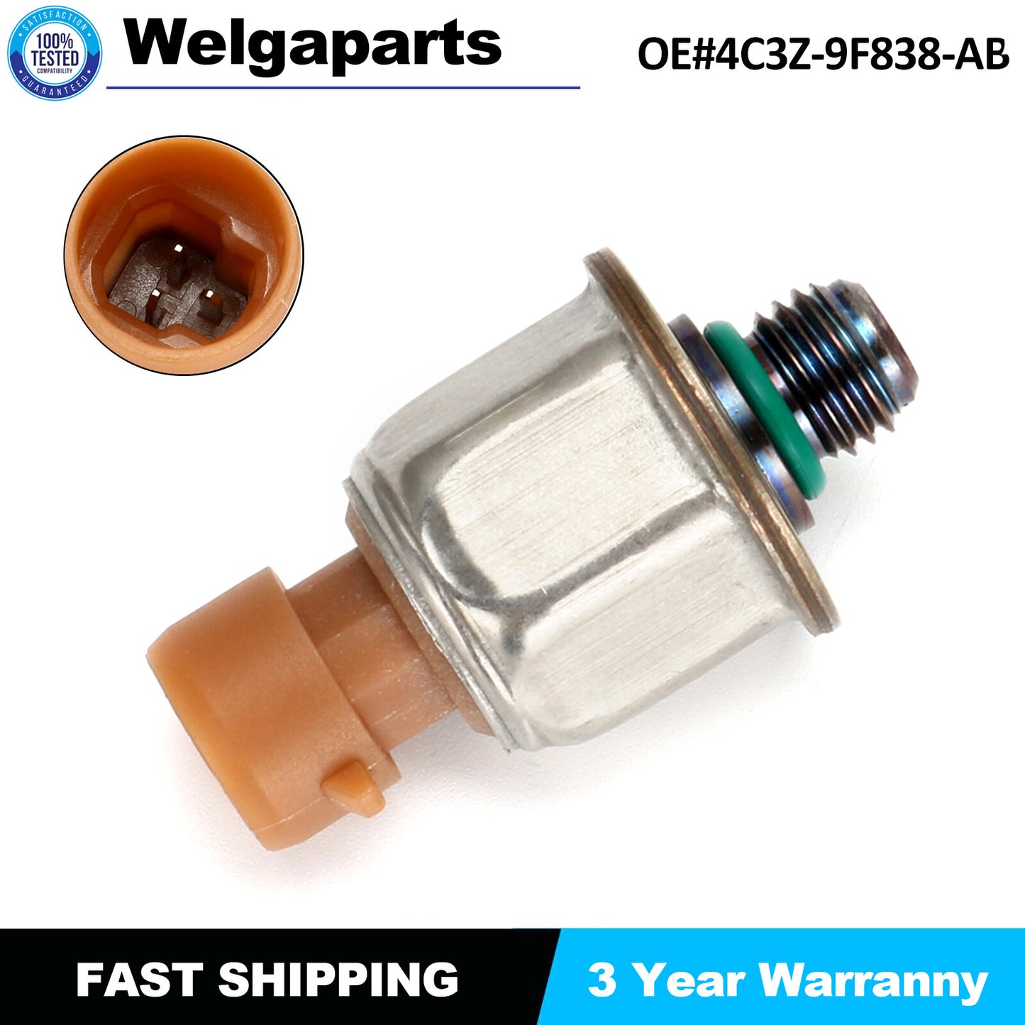 ICP Fuel Injection Pressure Sensor for Ford E-450 F-250 F-350 Super Duty
