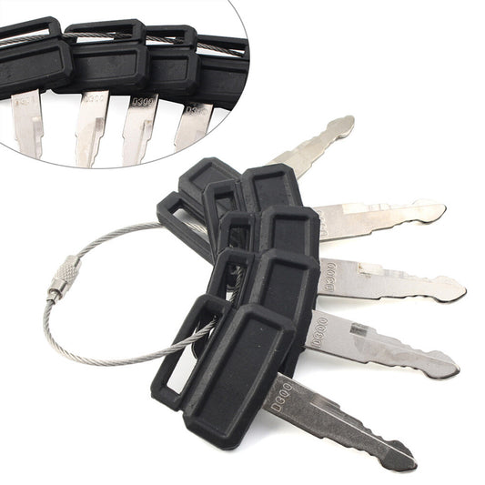 Ignition Keys D300 2172-00218 Excavator Heavy Equipment 5PCS For DOOSAN