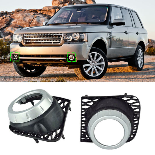 for Land Rover Range L322 2010 2011-12 Pair Front Fog Lamp Cover Trim Lamp Bezel