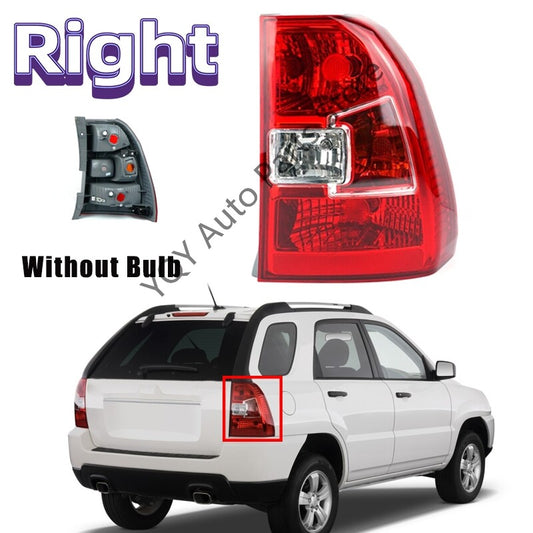 Right for Kia Sportage 2005-2010 Rear Bumper Tail Light Shell Cover NoBulb