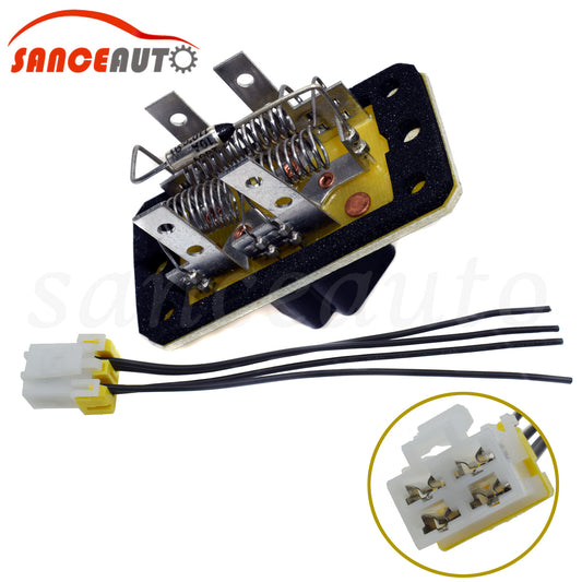 Heater blower motor resistor with connector plug suitable for Escape RU382- n