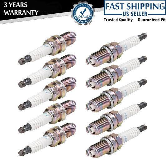 10-pack of brand new iridium platinum spark plugs FR6EI MN163236 for Mitsubishi Outlander Q