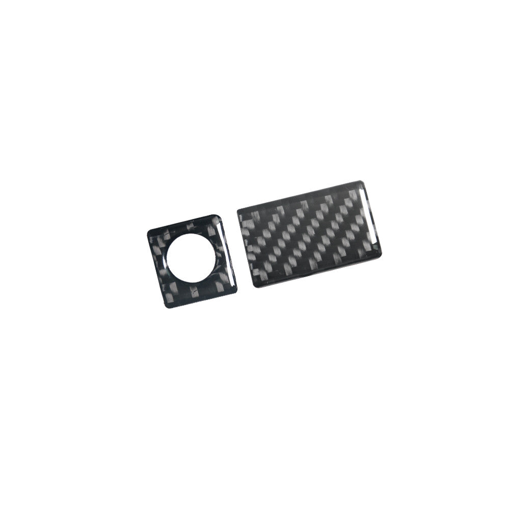2x for Toyota Celica 2001-2005 Carbon Fiber for Co -pilot Glove Box Handle Cover Trim
