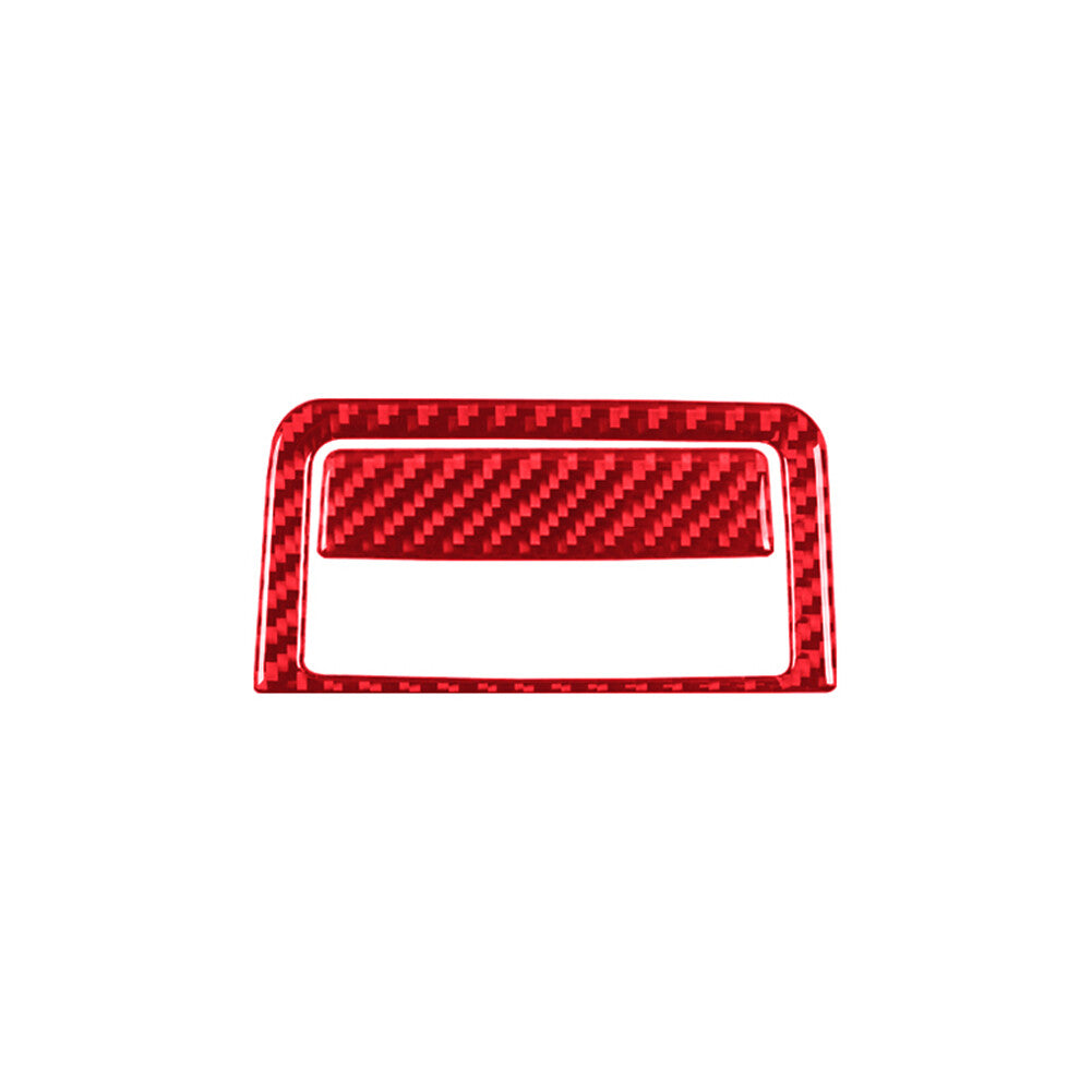 Red Carbon Fiber Gear Shift Panel Cover Trim Type B for Chrysler 300 2005-2007 v
