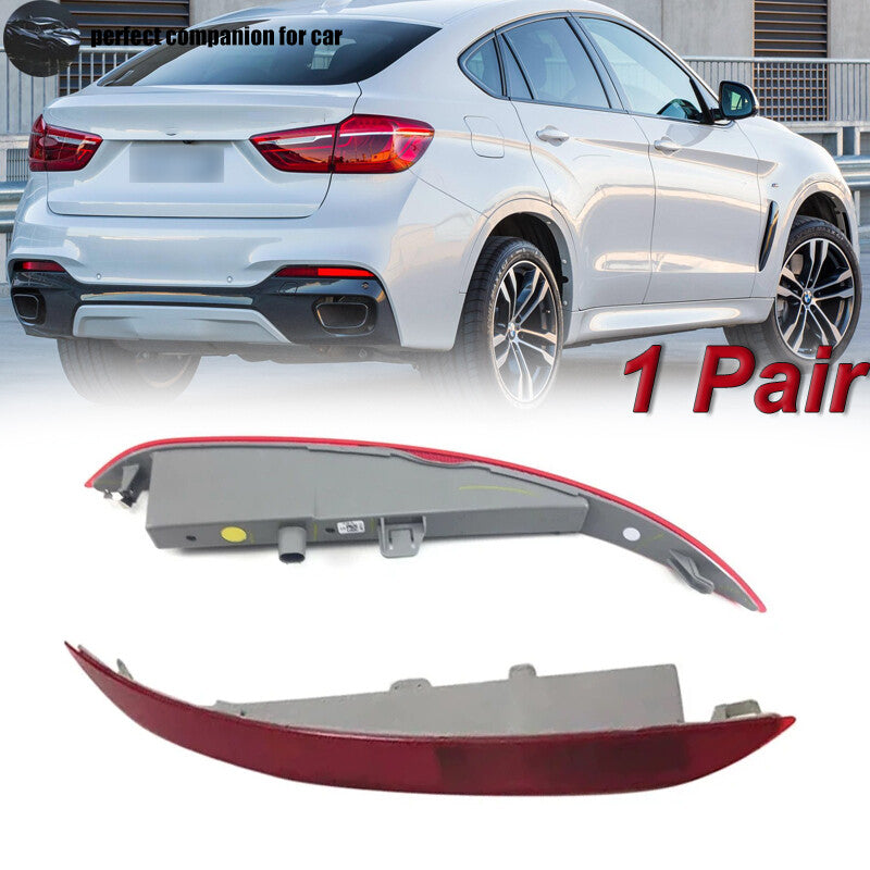 1. Dual rear bumper reflector brake light and fog light for BMW X6 F16 (2014-2018) Q