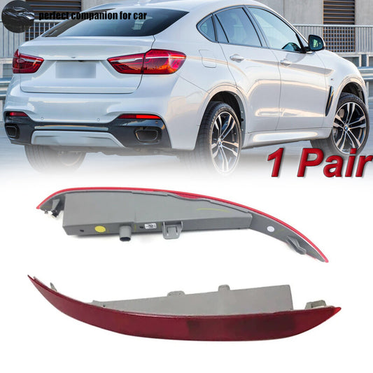 1. Dual rear bumper reflector brake light and fog light for BMW X6 F16 (2014-2018) Q