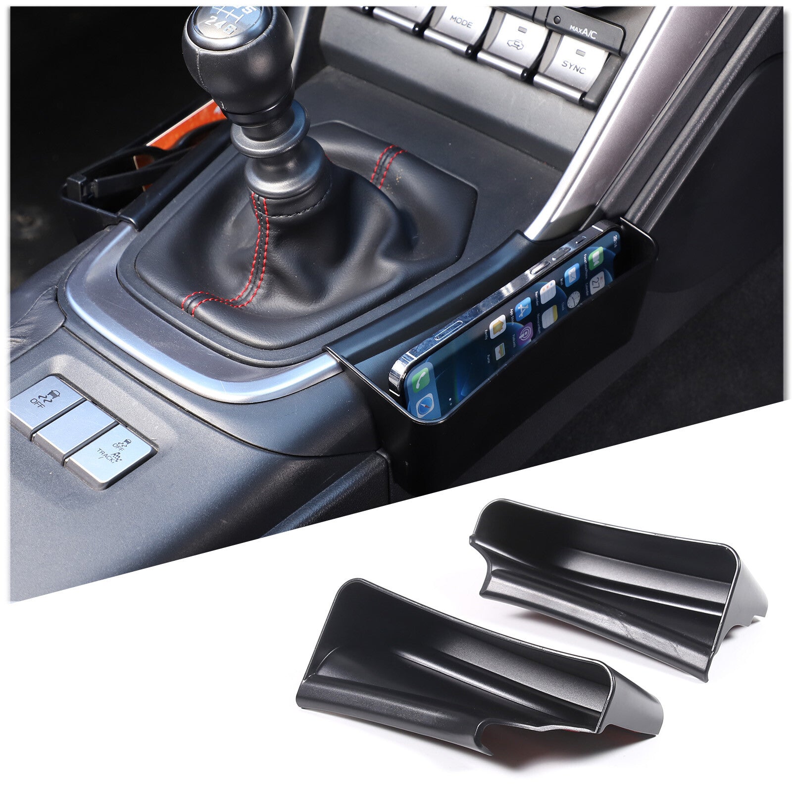 ABS Matte Black Exterior Mirror Base Cover Trim for Hummer H2 2003 - 2009- v
