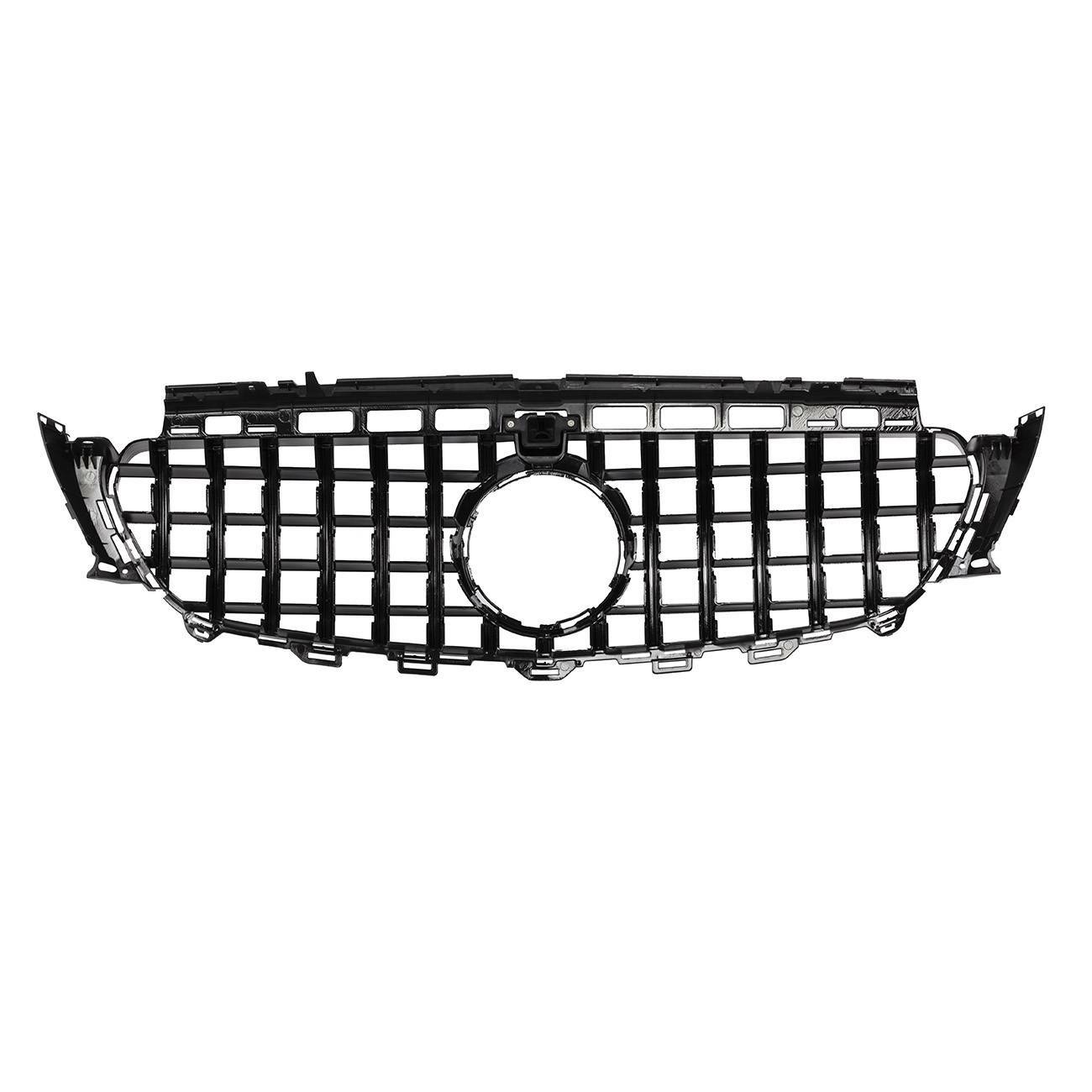 GTR for CHRome Grille Front Bumper Grille for Mercedes W213 E200 E300 E400 2016-2020- v