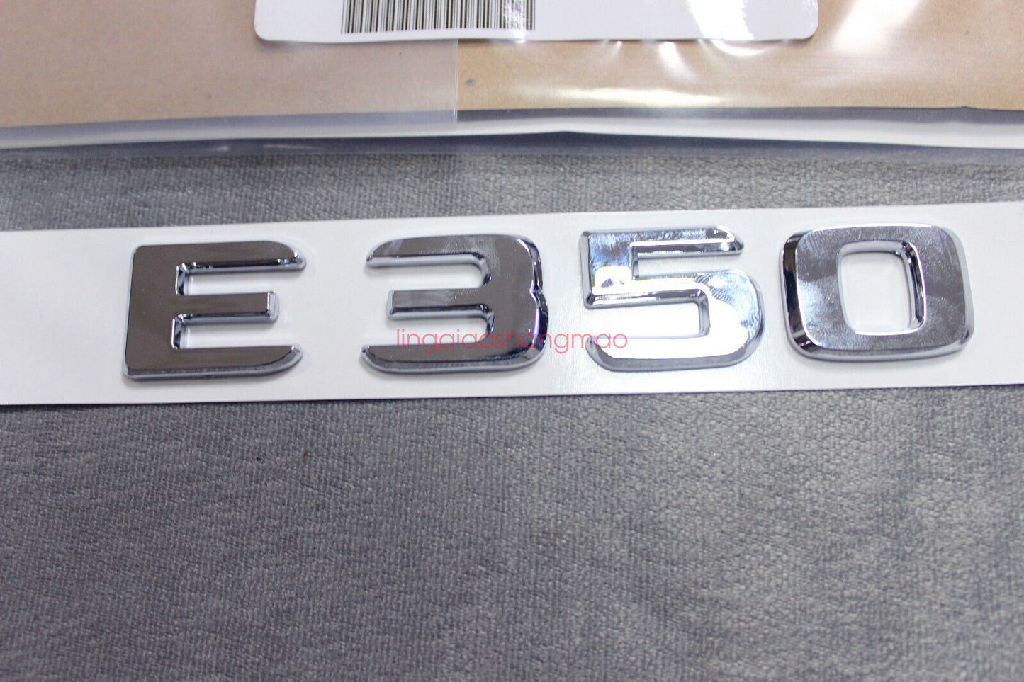 FOR CHROME for BENZ E350 REAR TRUNK LETTERS BADGE EMBLEM E-CLASS