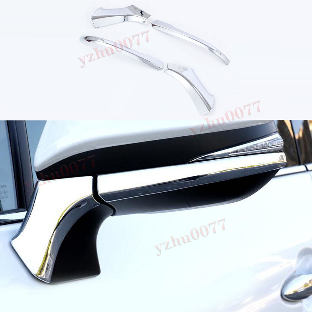 Matte Silver Car Inner Door Handle Trim For Outlander Sport 2020-2021 v
