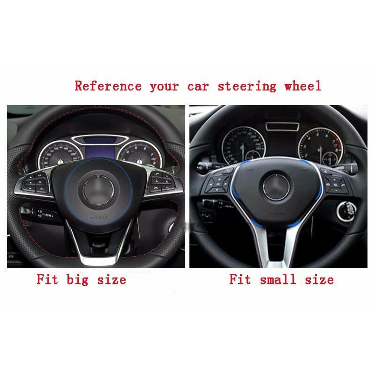 Steering Wheel Decoration Ring Trim For 2017-2018 for Benz GLA GLC Class E Class A