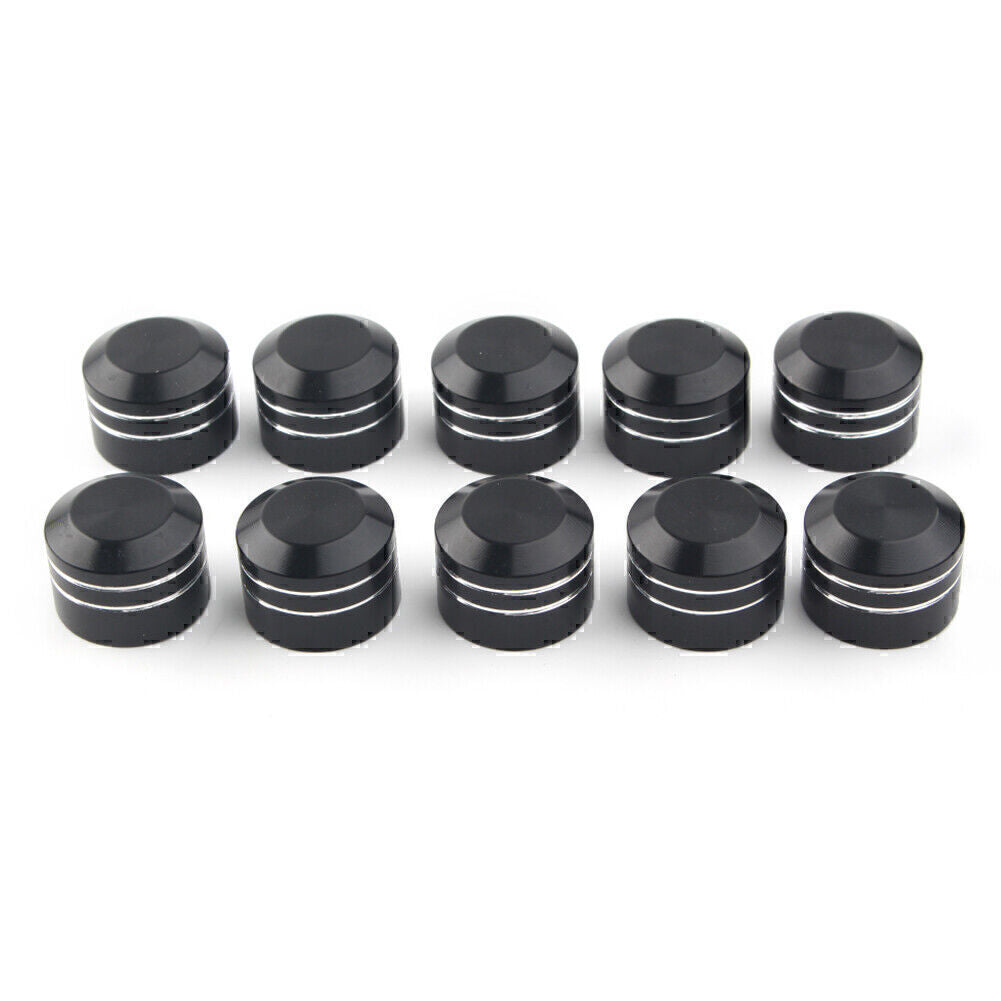 CNC Inner 9mm Schrauben Motor Bolt Topper Caps Cover for Harley Small Black
