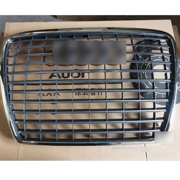 Front Mesh Grille Bumper Grill Fit for Audi A6 C6 2009 2010 2011 Gray Griles New