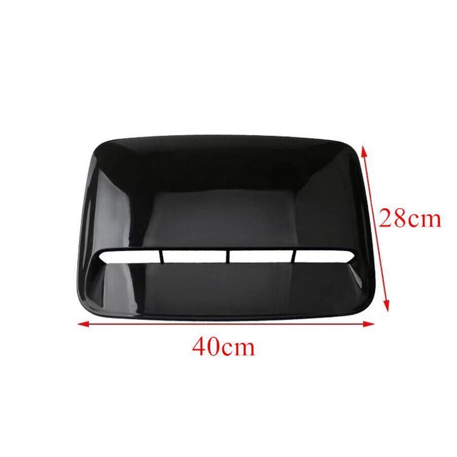 Automotive air intake spoon turbine cap vent cover gloss black universal - n