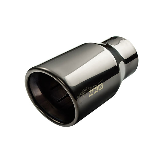 2.5'' Inlet Universal Welding Tail Tip Exhaust Tips 3.5'' OD Black 180mm Rolled