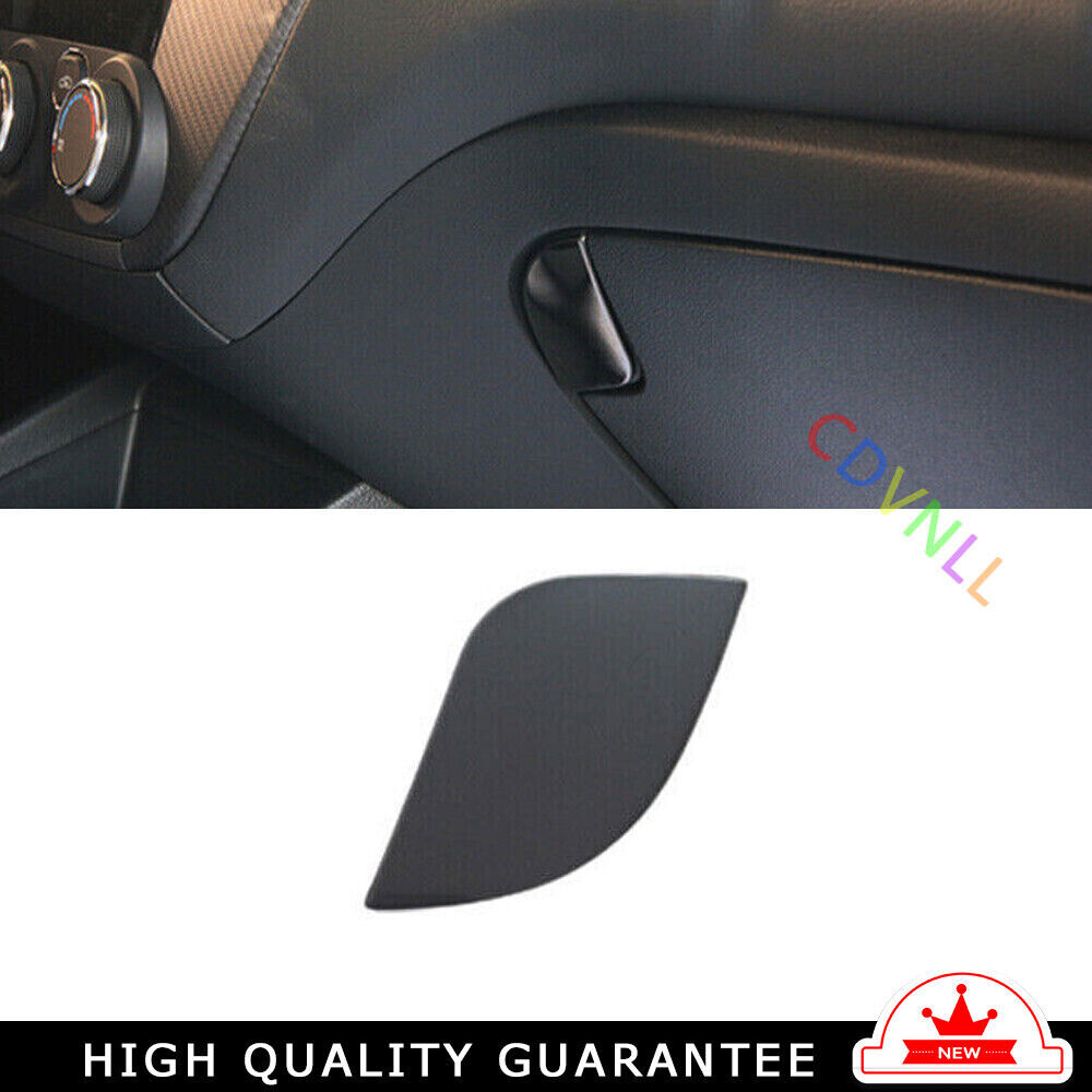 for Co -Pilot Storage Box Handle Sticker Trim for Kia K3 Forte 2014-2018 Black Steel
