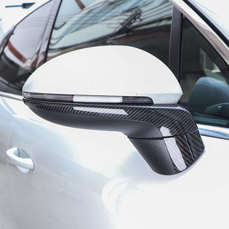 for Porsche for Cayenne 2019-2023 Carbon Fiber Rearview Side Mirror Moulding Strips